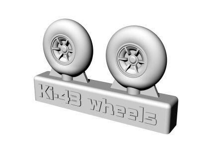1/48 Ki-43 Wheels Resin wheels