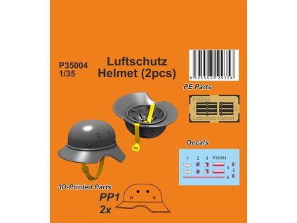 1/35 Luftschutz Helmet (2pcs)