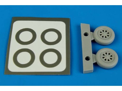 1/72 F6F Hellcat wheels & paint masks  (type A)