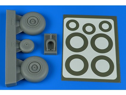 1/48 Do 217N wheels & paint masks - early B - ICM