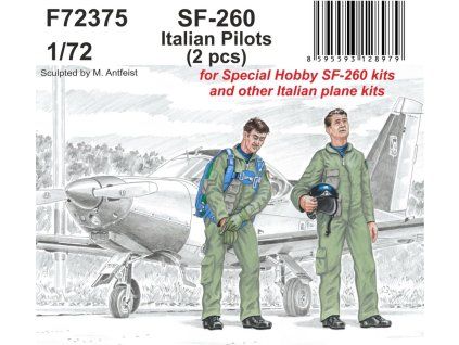 1/72 SF-260 Italian Pilots
