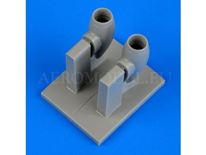 1/48 P-38 Lightning air intakes - HASEGAWA