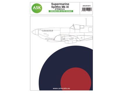 1/72 Spitfire Mk.IXc and Mk.IX - STENCILS