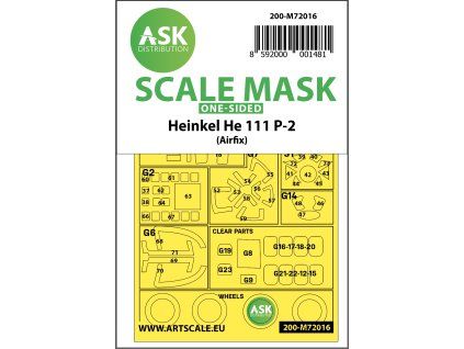 1/72 Heinkel He 111P-2 one-sided for Airfix