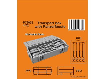 1/72 Transport box with Panzerfausts