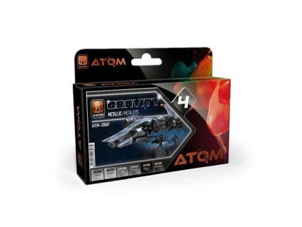 ATOM Gravity Set 4 - Metallic - 6x 20ml