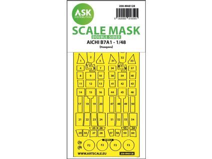 1/48 AICHI B7A1 double-sided express mask for Hasegawa