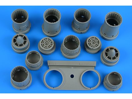 1/48 RA-5C Vigilante exhaust nozzles - early for TRUMPETER kit