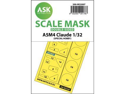 1/32 A5M4 Claude double-sided express mask for Special Hobby