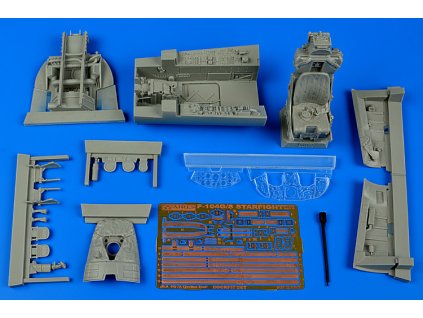 1/32 F-104G/S Starfighter cockpit set (M. B. GQ-7A ejection seat) - ITALERI