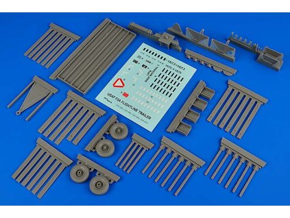 1/32 USAF F-2AFlightline trailer (steel platform with racks)