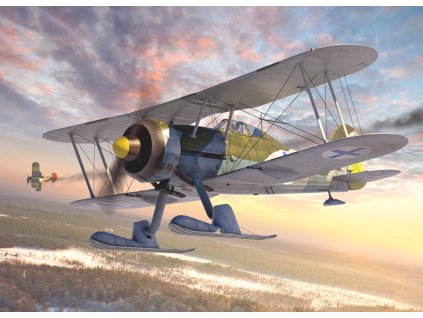 1/32 J-8 Gladiator, WWII Swedish Fighter