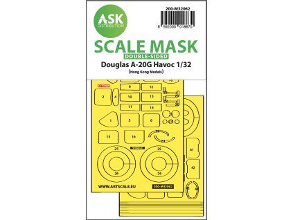 1/32 A-20G Havoc double-sided express self adhesive mask for HK Model