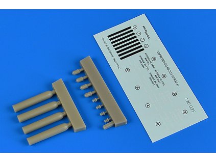 1/72 Compressed gas bottles (nitrogen)