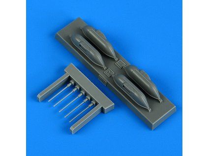 1/72 Bf 109G-6/R6 cannon pods - FINE MOLDS