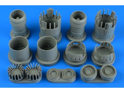 1/48 SR-71A Blackbird exhaust nozzles - closed for REVELL kit