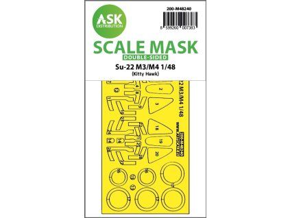 1/48 Su-22M3/M4 double-sided express fit mask for Kitty Hawk