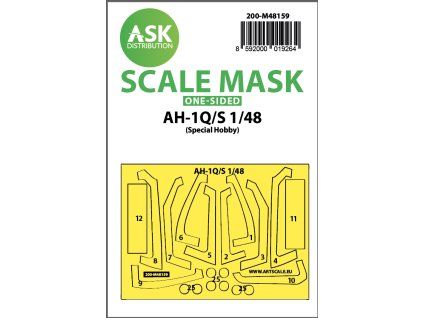 1/48 AH-1Q/S Cobra one-sided fit express mask for Special Hobby