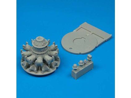 1/48 F4U-7 Corsair engine - HASEGAWA