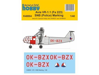 1/72 VR-1 SNB Marking Decal