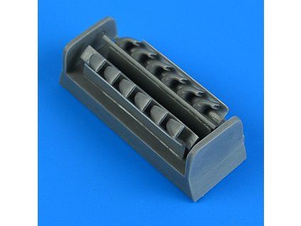 1/48 Bf 109F/G/K exhaust - EDUARD