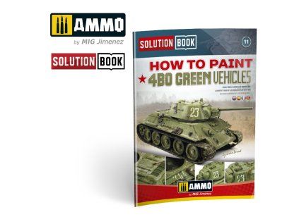 How to Paint How to Paint 4BO Green Vehicles SOLUTION BOOK MULTILINGUAL BOOK