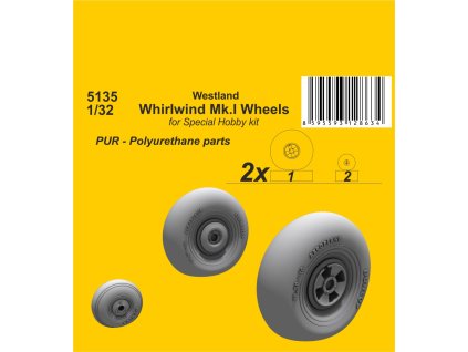 1/32 Westland Whirlwind Mk.I Wheels