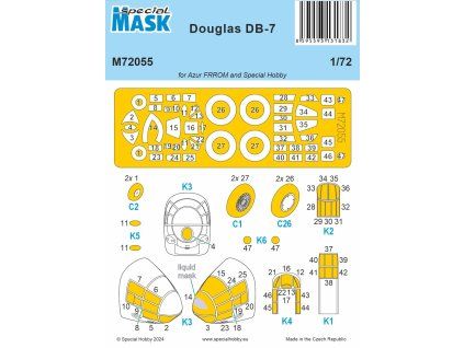 1/72 DB-7 MASK
