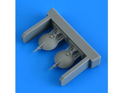 1/48 Su-25 Frogfoot open parachute covers for ZVEZDA kit