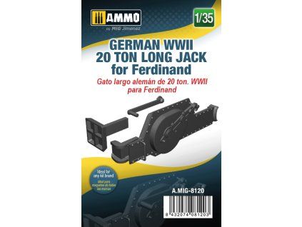 1/35 German WWII 20 ton Long Jack for Ferdinand