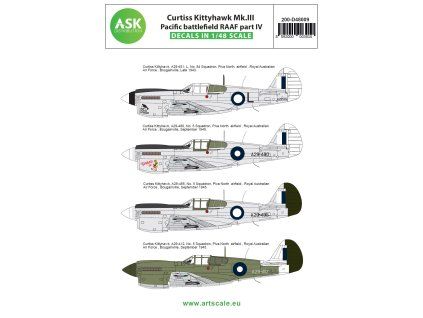 1/48 Curtiss Kittyhawk Mk.III Pacific battlefield RAAF part IV