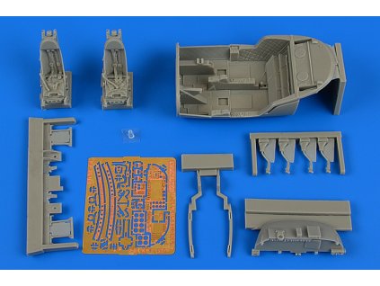 1/48 A-37B Dragonfly cockpit set - TRUMPETER