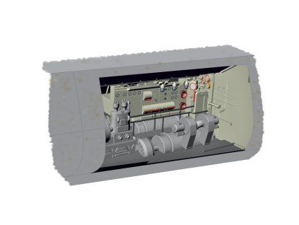 1/72 U-Boot IX Electric Motor section