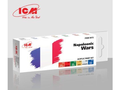 ICM Napoleonic Wars - acrylic paint set 6 bottles x 12 ml