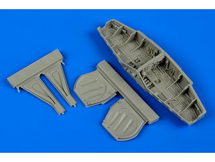 1/48 P-51D Mustang wheel bays - HOBBY BOSS