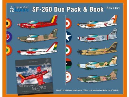 1/72 SIAI-Marchetti SF-260 Duo Pack & Book