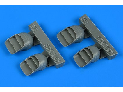 1/48 Harrier GR.1/GR.3 exhaust nozzles for KINETIC kit