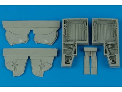 1/48 P-47 Thunderbolt wheel bays
