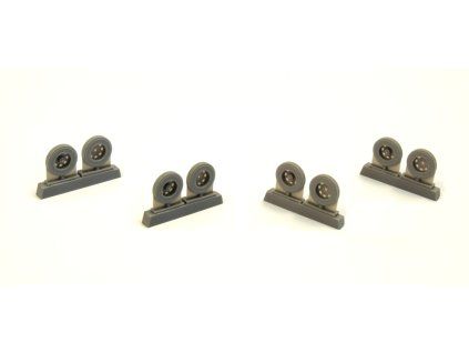 1/72 Biber Trailer Wheels for Special Armour kit