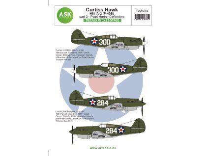 1/32 Curtiss H81-A-2 part 2 - Pearl Harbor Defenders