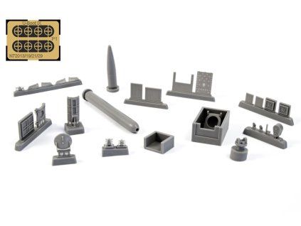 1/72 U-Boot IX Stern Torpedo w/Loading Winch and C