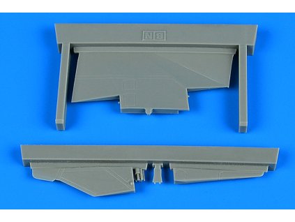 1/48 MiG-23BN correct tail fin for TRUMPETER kit