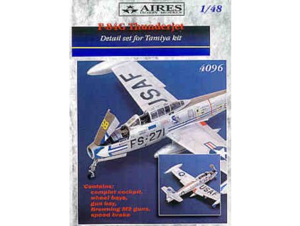 1/48 F-84G Thunderjet detail set - TAMIYA
