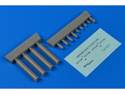 1/72 Compressed gas bottles - acetylene