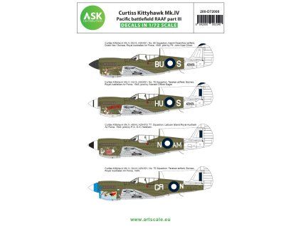 1/72 Curtiss Kittyhawk Mk.IV Pacific battlefield RAAF part III