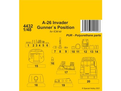 1/48 A-26 Invader Gunner`s Position