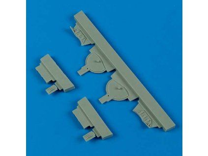 1/48 A6M5 Zero undercarriage covers - HASEGAWA