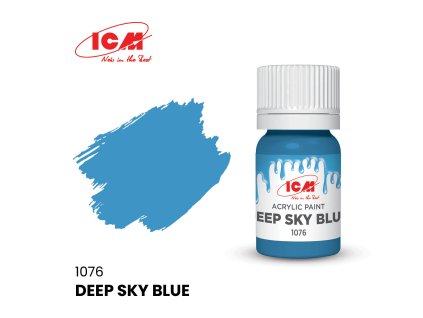 ICM Deep Sky Blue - bottle, 12 ml