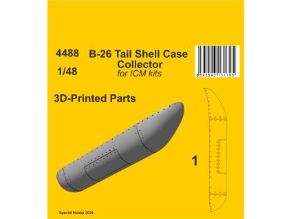 1/48 B-26 Tail Shell Case Collector / for ICM kit