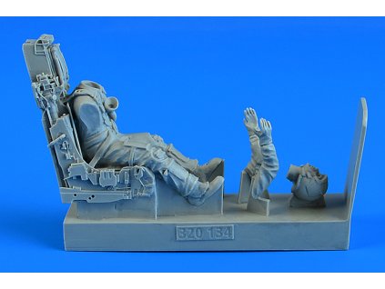 1/32 Modern British Fighter Pilot with ej. seat for Eurofighter Typhoon for REVELL/TRUMPETER kit